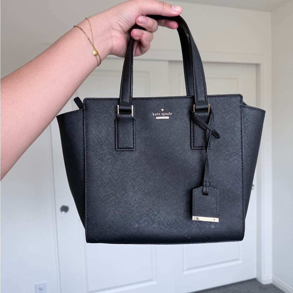Kate Spade Black Mini Tote Bag